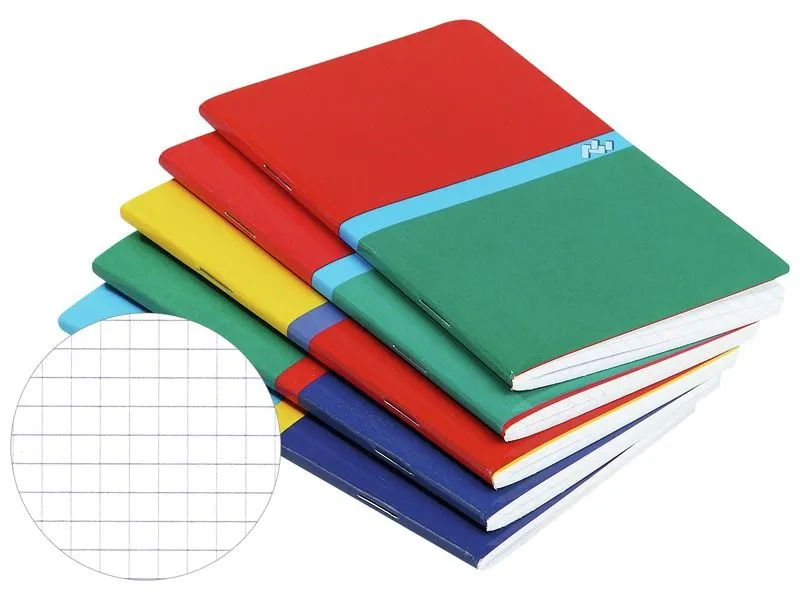 LOT DE 5 CARNETS 9x14 cm - 96 pages